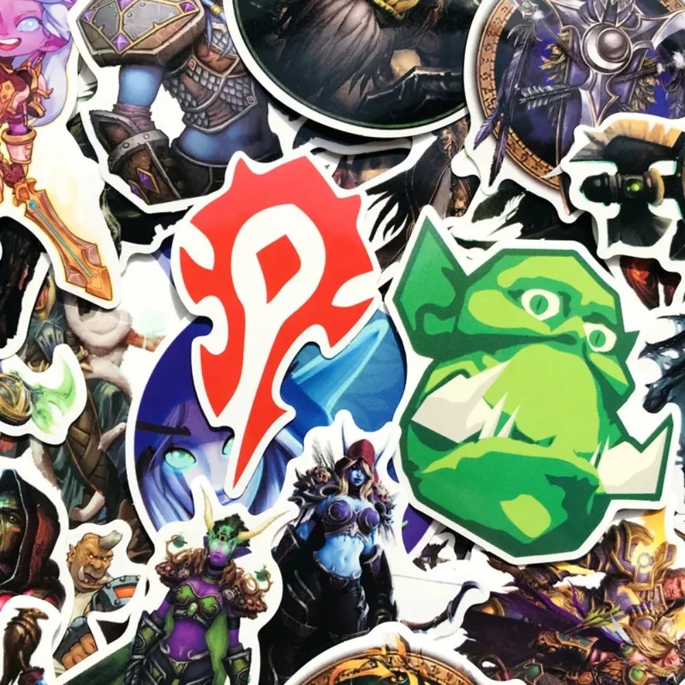 50 Uds. De pegatinas de juego para decorar patinetas de escritorio, refrigeradores, bicicletas, cascos de motocicleta, botellas de agua, teléfono y portátil