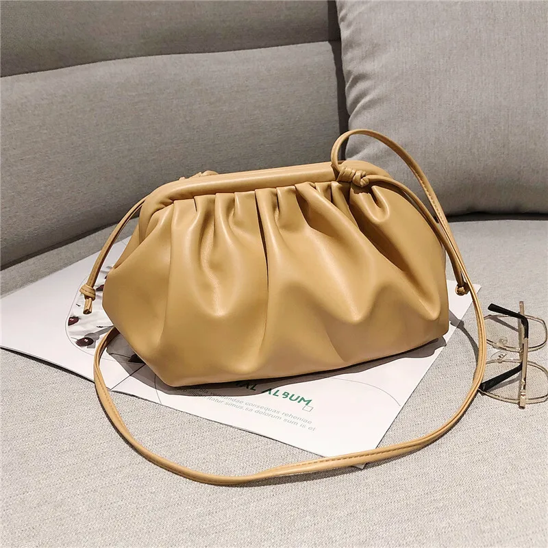 

2024 New Soft Pu Women Shoulder Bag High Quality Small Cloud Crossbody Bags Fashion Female Handbags Messenger Bags Underarm Bag