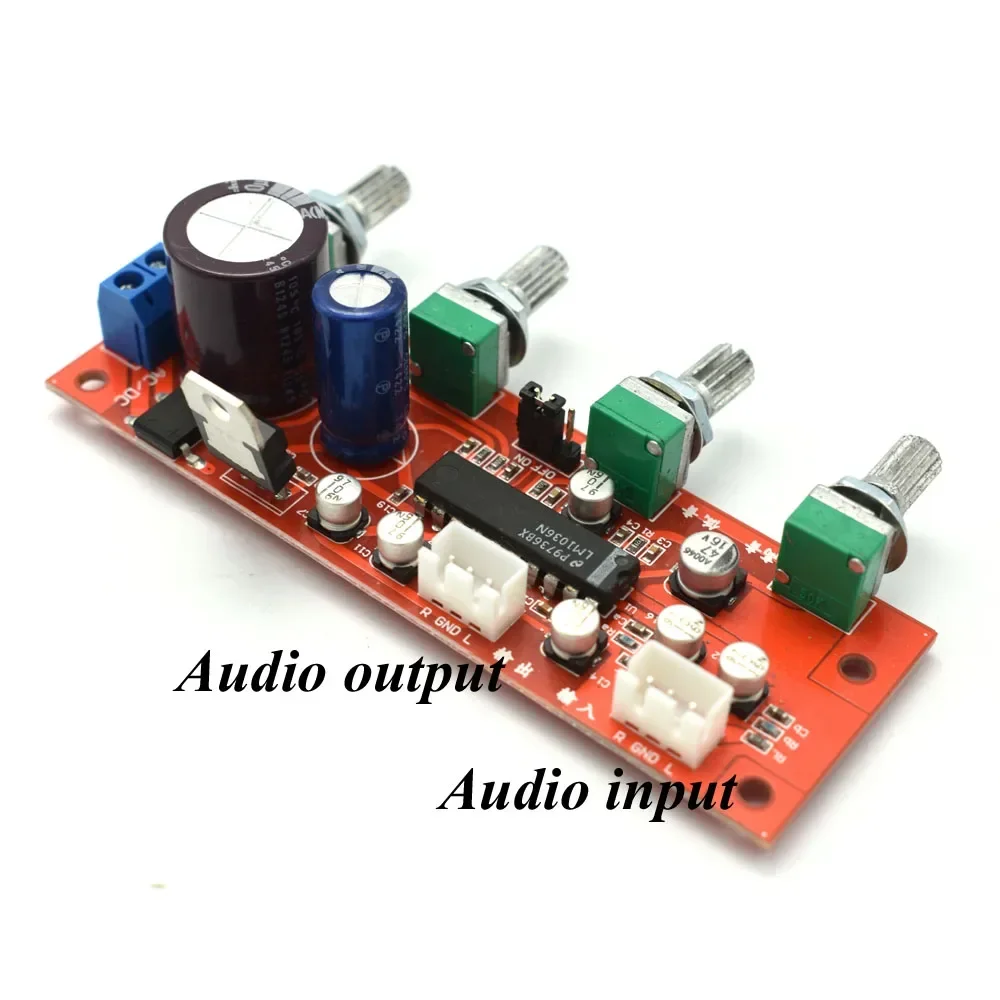 Lusya LM1036 Preamp Audio Tone Board Potentiometer Separate Volume Adjustment