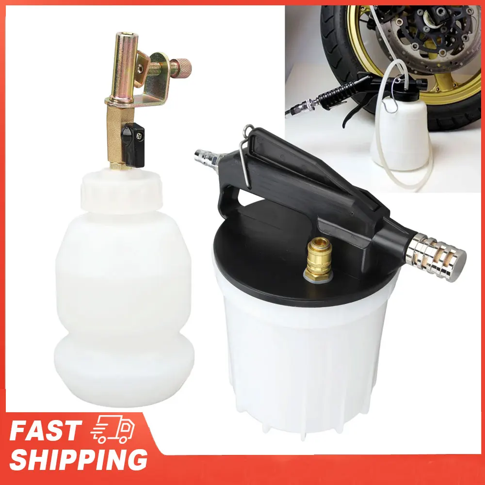 

16 шт., комплект для прокачки воздушного тормоза объемом 2 л с вакуумным тормозным экстрактором 2 л, бутылка для заправки 1 л, универсальная от 2,75 до 11,6 бар для транспортных средств