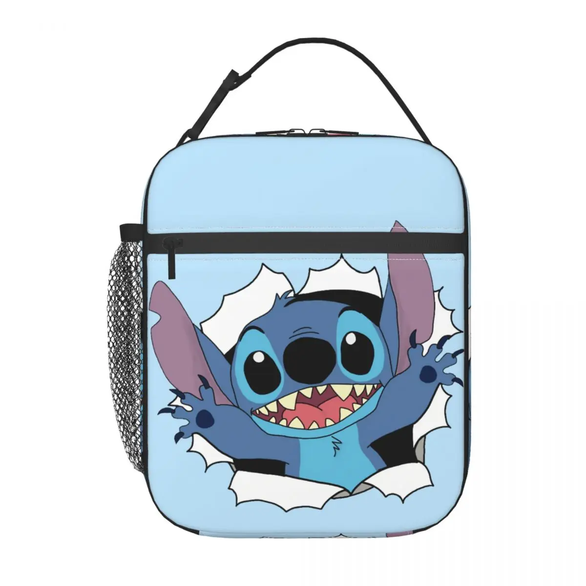 Large Food Bags Hello Large Capacity Disney Lilo & Stitch Film Travel Lunch Food Box For Girls