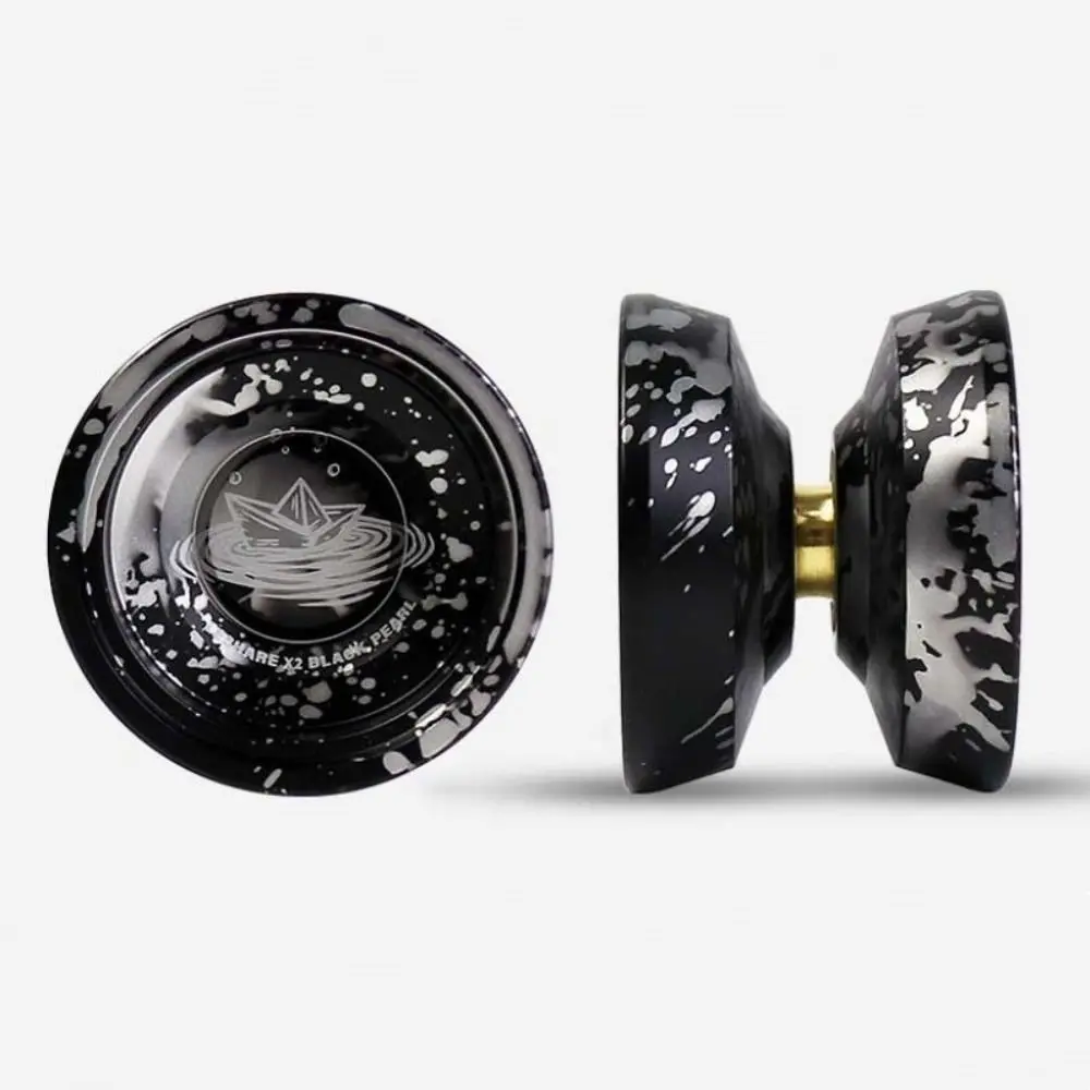 Para menino liga de alumínio yoyo bola profissional rolamento cordas metal yooyoball alta velocidade estável yo yo brinquedos iniciantes avançados