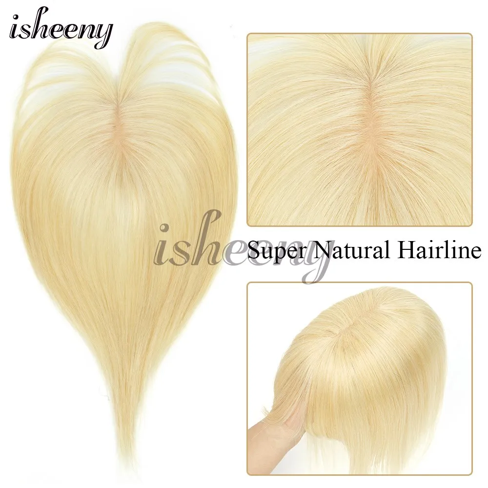 8-14 بوصة الشعر البشري توبر ملحقات سلس مستقيم خصلات شعر للنساء فروة الرأس الطبيعية لإخفاء الشعر الصلع أو الأبيض