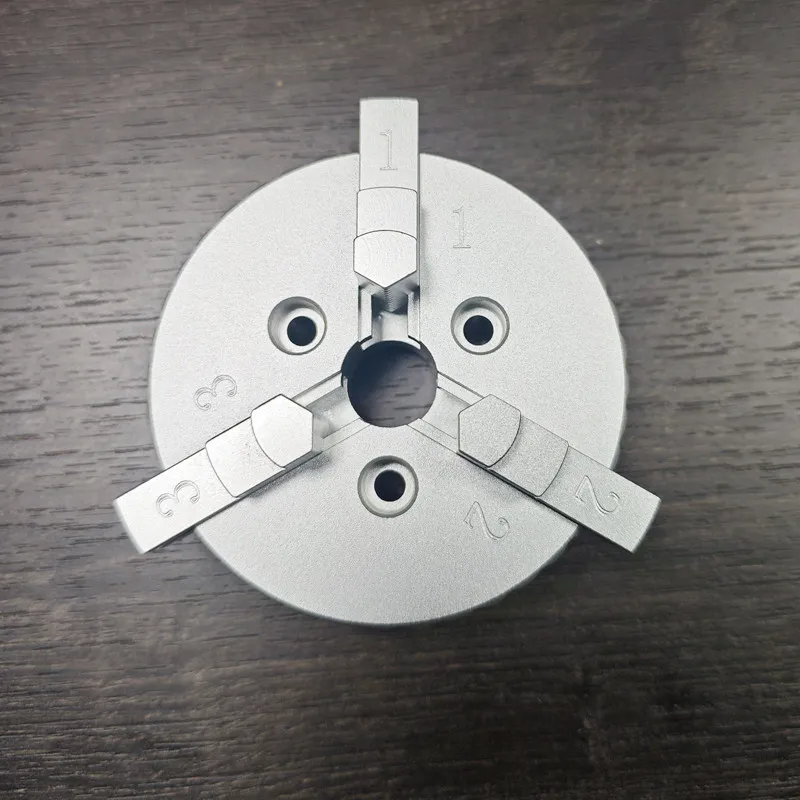 Three-jaw Chuck High-precision Small Mini Pliers Aluminum Alloy Machine Tool Chuck Accessories