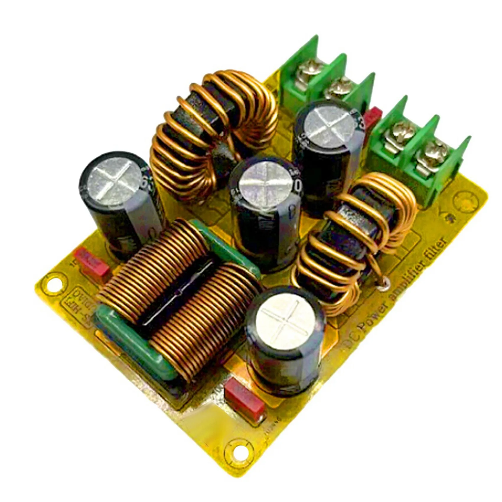 A71Z 2X DC LC Laagdoorlaatfilter 20A EMI Elimineren Elektromagnetische Interferentie Schakelende POWER EMC Auto Audio Versterker 12V 24V