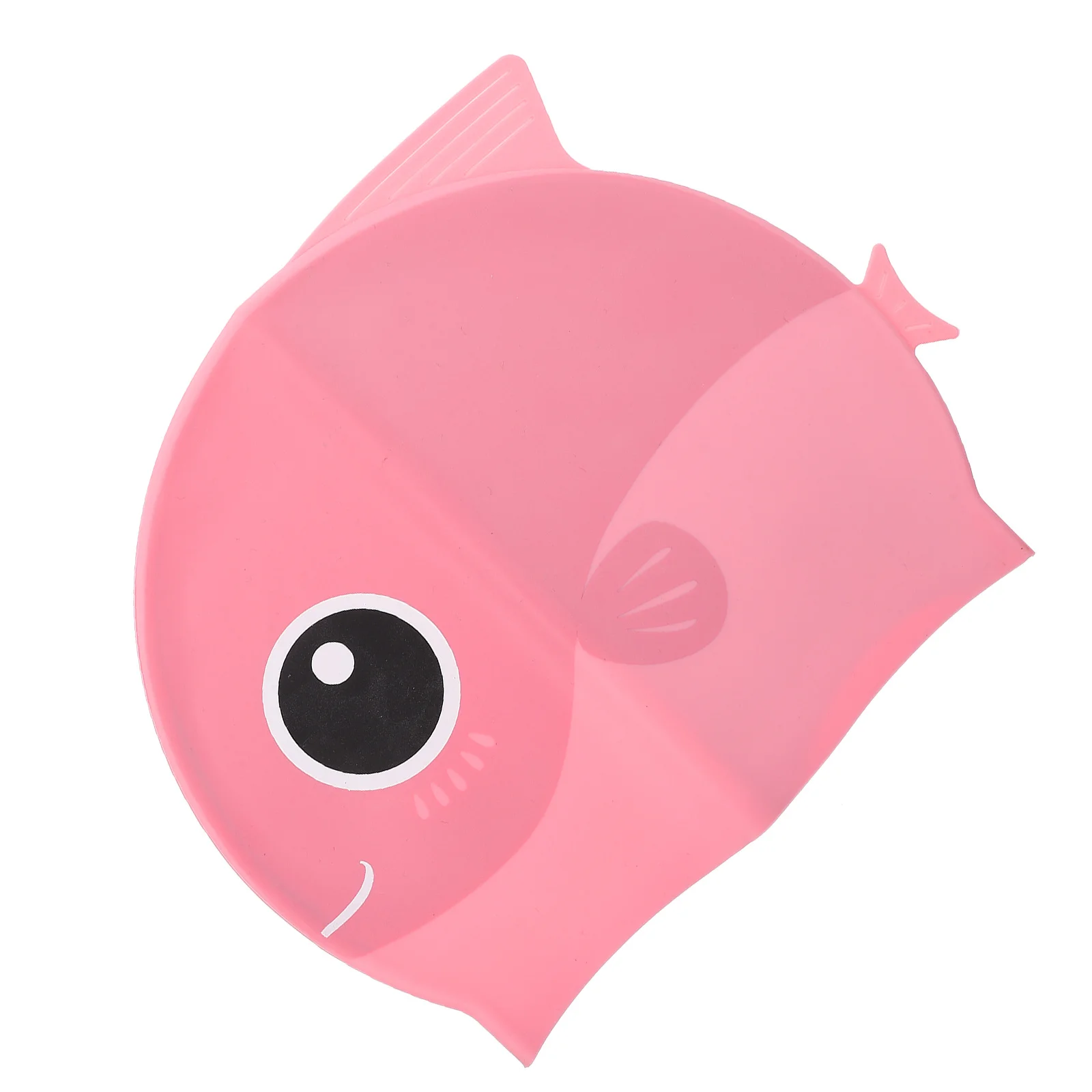 قبعة سباحة كرتونية من السيليكون مقاومة للماء، قبعات سباحة خفيفة الوزن ومريحة لحماية الأذن، قبعات سباحة قابلة للتمدد