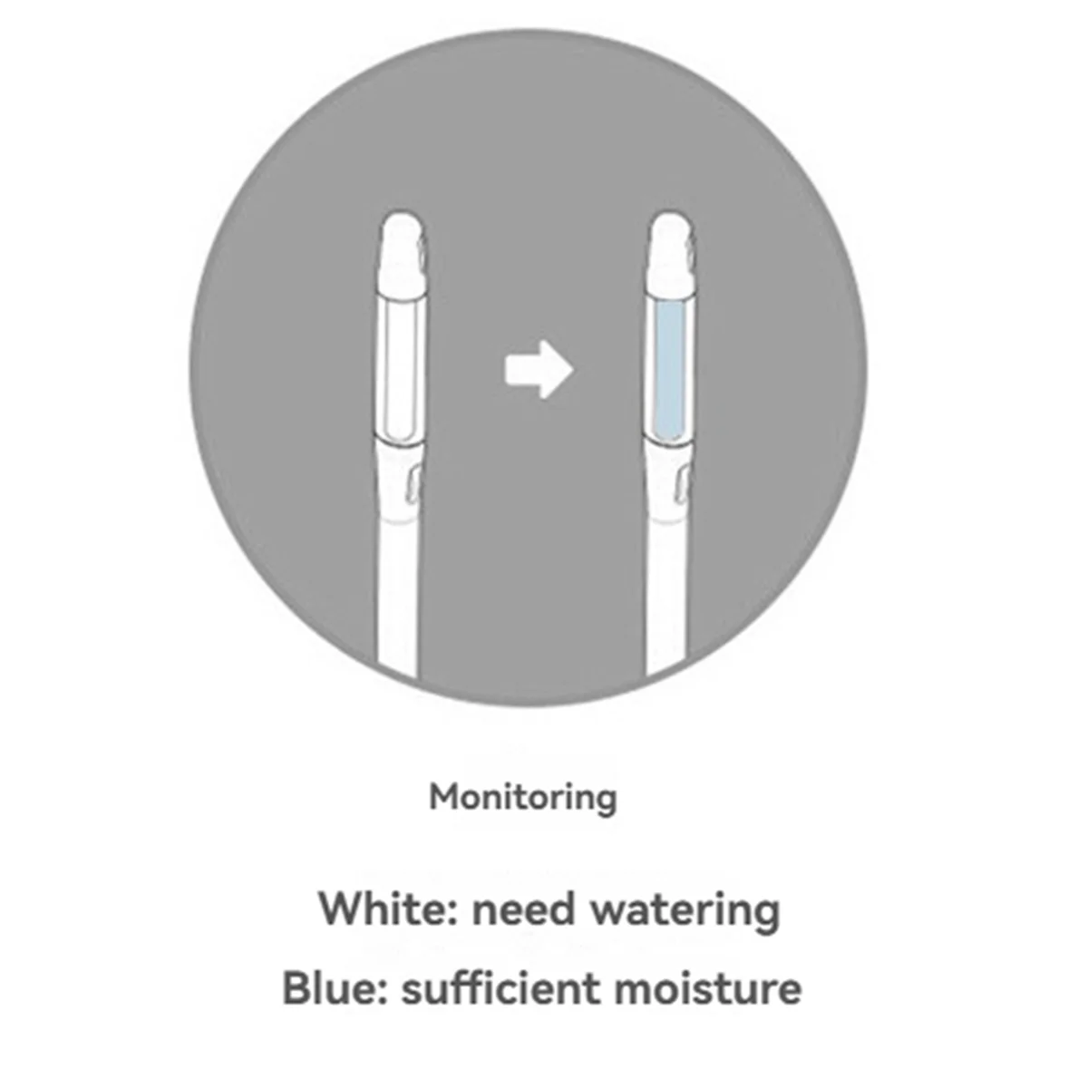 A56XQ Aquameter, Set of 5, Plant Soil Moisture Sensor,House Plant Soil Moisture Meter, Best for Indoor Potted Plants (Small)