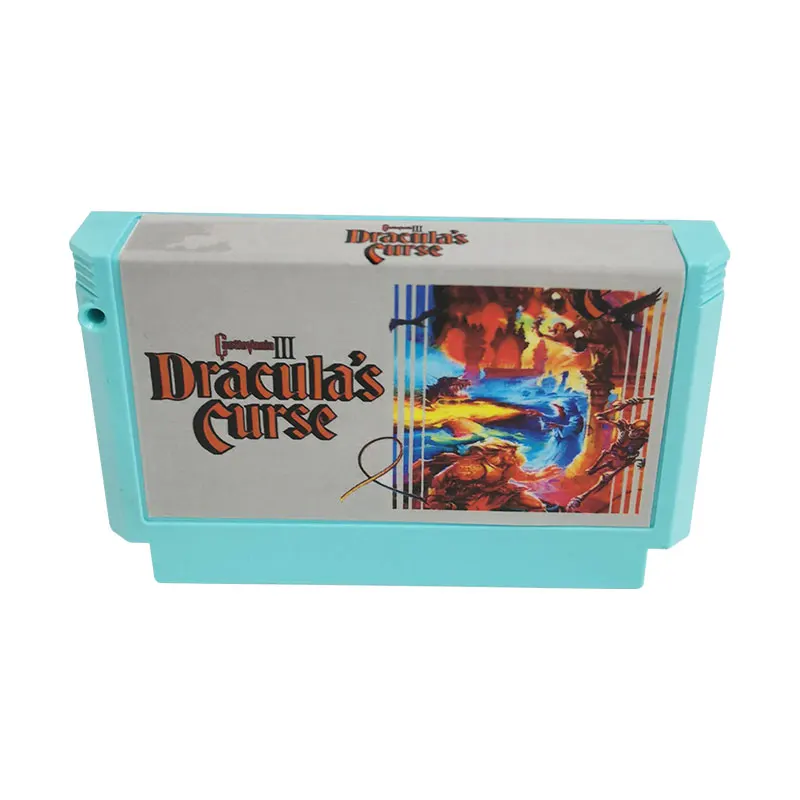 Castlevania-3-Dracula لعنة الرجعية وحدة التحكم ، الكمبيوتر الأسرة ، FC ، الأسرة ، NES لعبة خرطوشة ، 60 دبوس