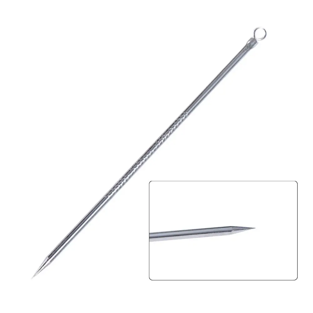 Ultrafijne celpuistjes Mee-eter Clip Moeitebesparend Lichtgewicht Acne Pincet Roestvrij Sterke Acne Naald Removal Tool Salon