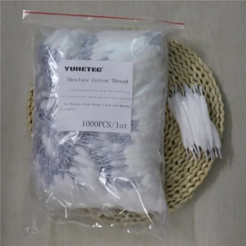 1000pcs Original YUHETEC 100MM Shoelace Cotton Wool for Electronic RDA RTA RBA Machine Coil Wire Organic Cotton
