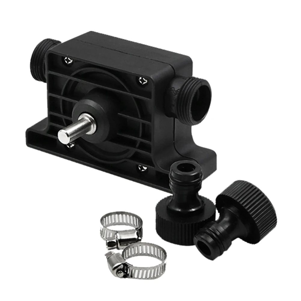 

Portable Water Transfer Pump Electric Drill Drive Large Flow 2 Connectors Oil Well Pumps Compact Size Store Sewage