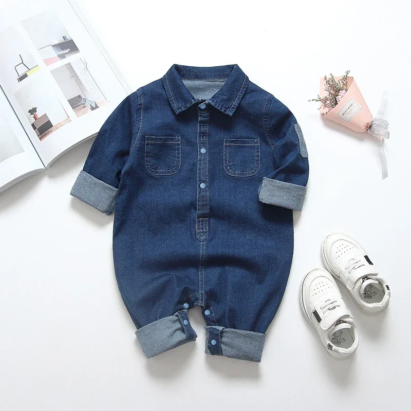 

Kids Baby Boy Jumper Girls Clothes Pants Denim Long Jeans Overalls Toddler Infant Jumpsuits Newborn Clothing Tracksuits