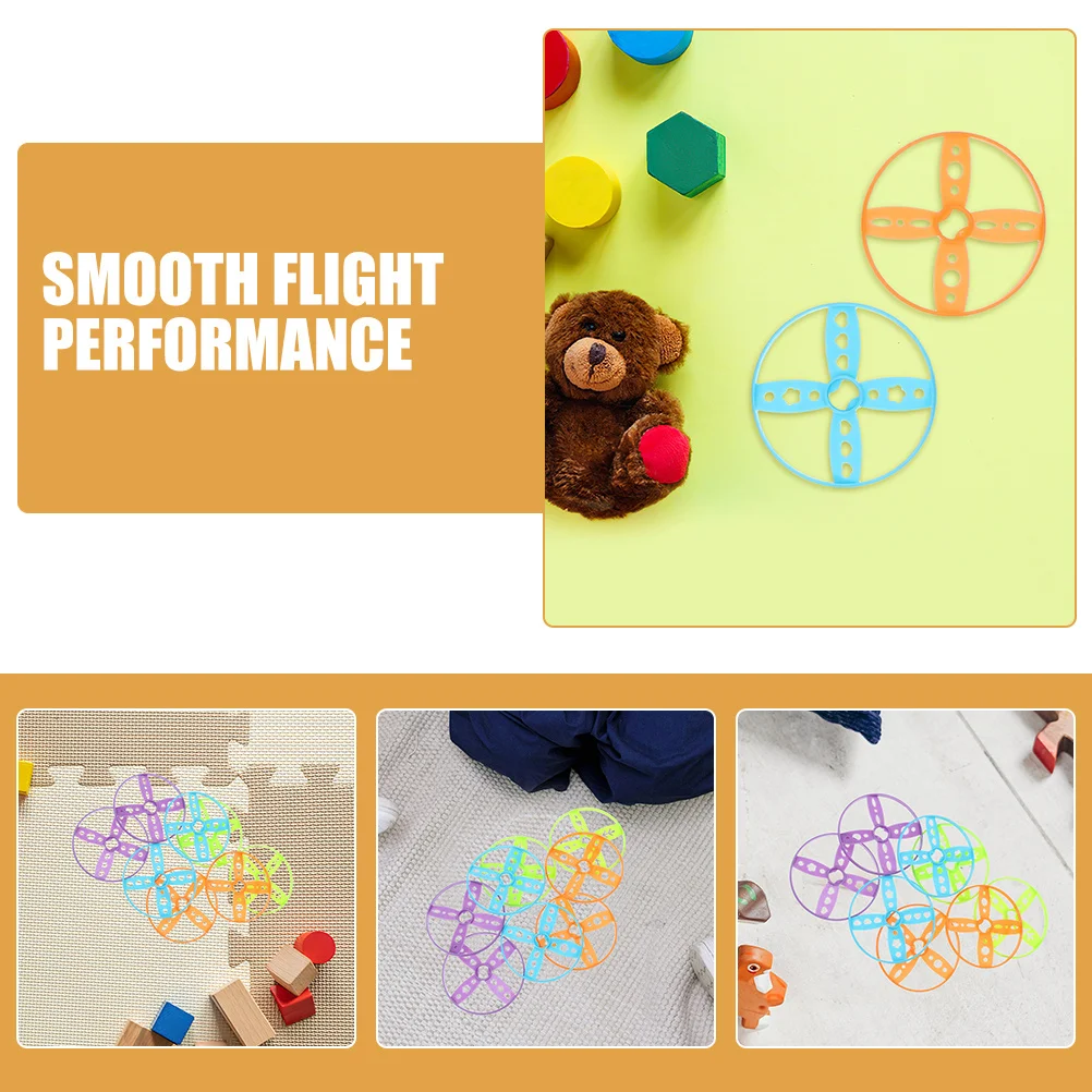 24개 플라스틱 플라잉 디스크 세트, 내구성 있는 야외 스포츠 게임, 어린이 해변 활동 디스크 세트