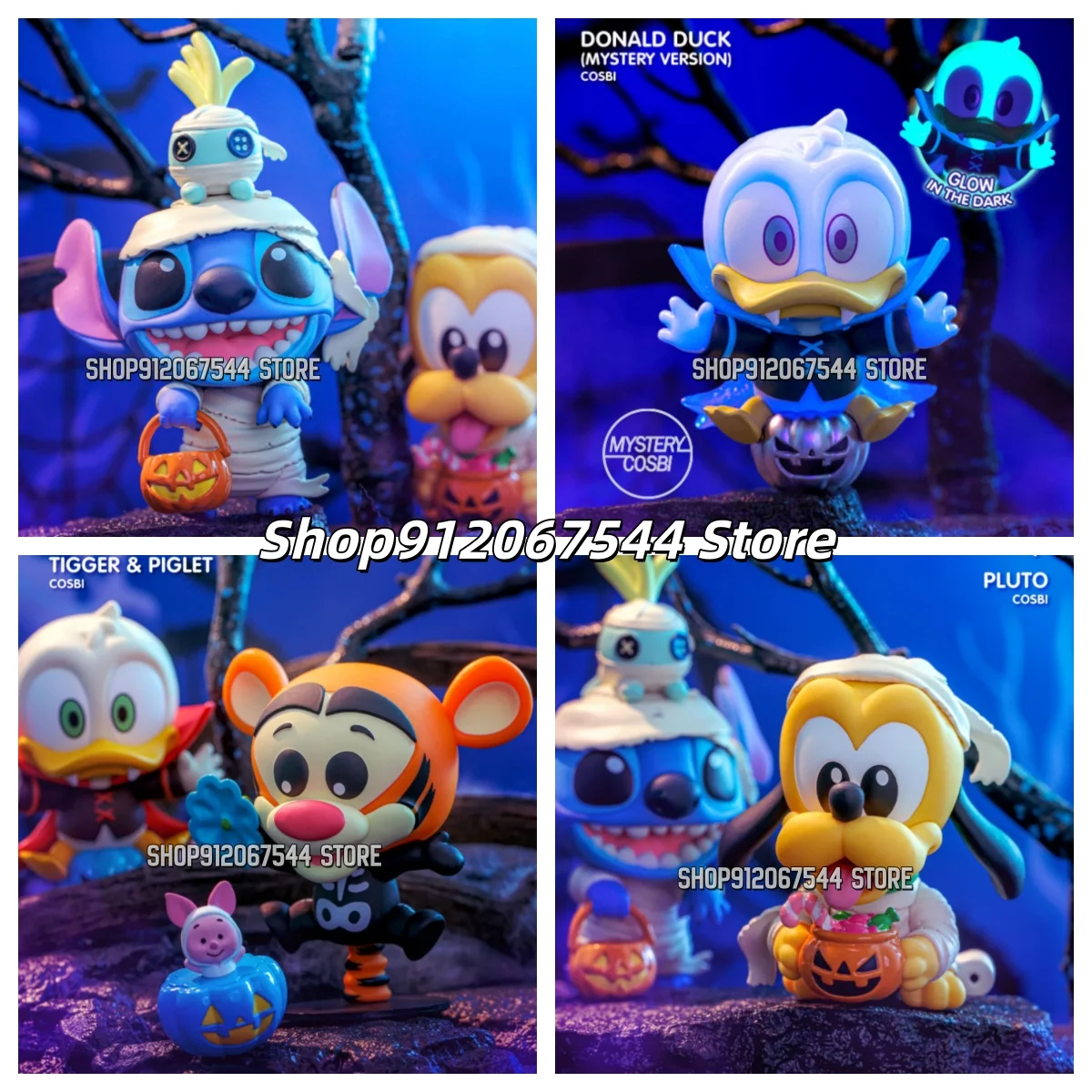 

Mickey Mouse And Friends (Pumpkin Version) Halloween Limited Blind Box Mini Figure Guess Pack Figure Halloween Christmas For Kid