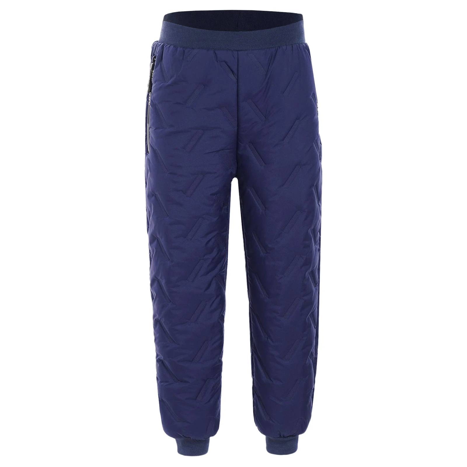Pantaloni da jogging in pile attivi per bambini e ragazzi con tasche con cerniera Pantaloni da neve in pelle Pantaloni sportivi caldi invernali