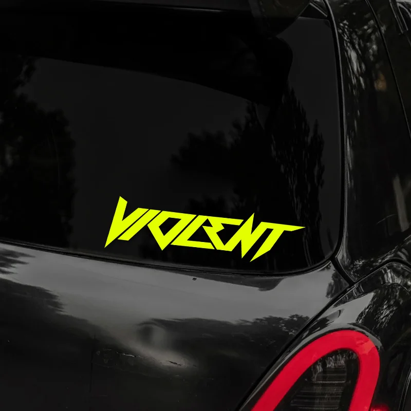 waterproof, suitable for car windshield, window, trunk, bumper, motorcycle fuel tank VIOLENT car decoration decal sticker
