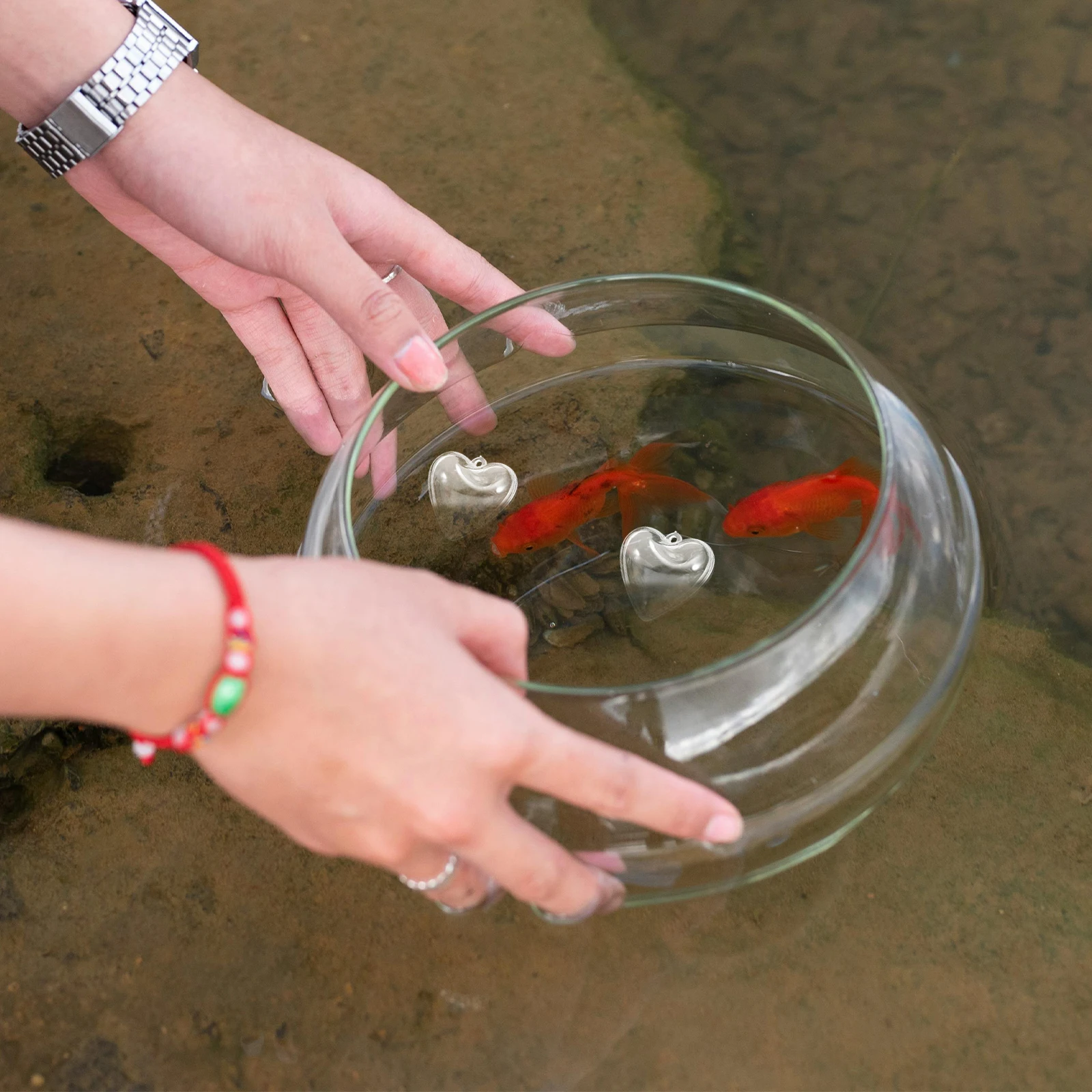 

10 Pcs Bubble Floating Ball Props Decorations Pvc Balls Clear Plastic Ornaments