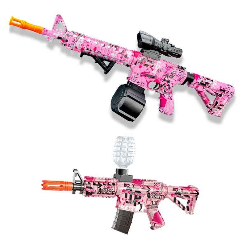 M416 pistolet jouet en plein air électrique Blaster tir Sport balle tirer été Blaster jouets pour interactif Parent enfant jeu cadeau