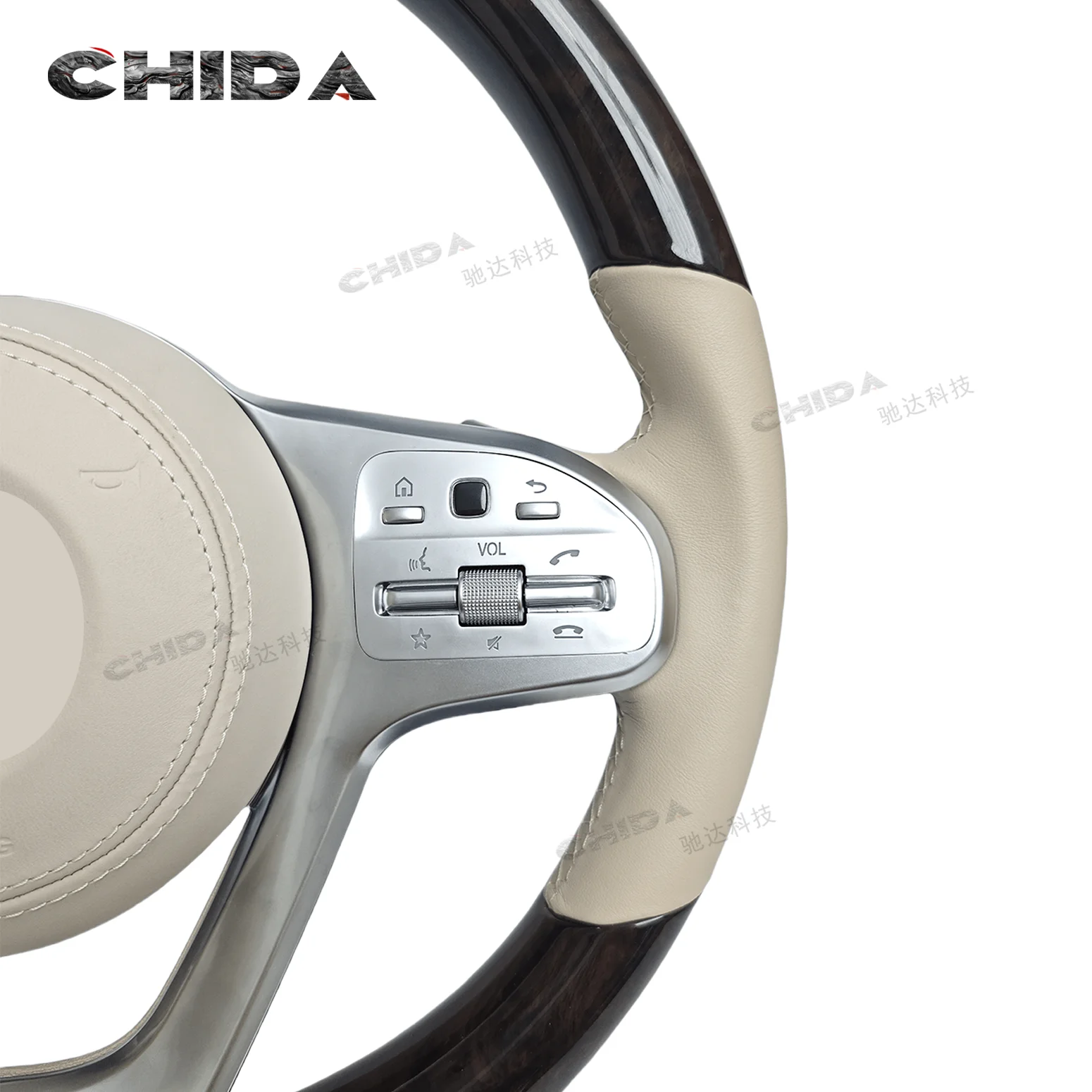 Mahogany Upgraded Steering Wheel for Mercedess-Benzs AMG S300 S320 S500 G500  W222 W213 W205 W204 E200 E320 S63 C63 S Class