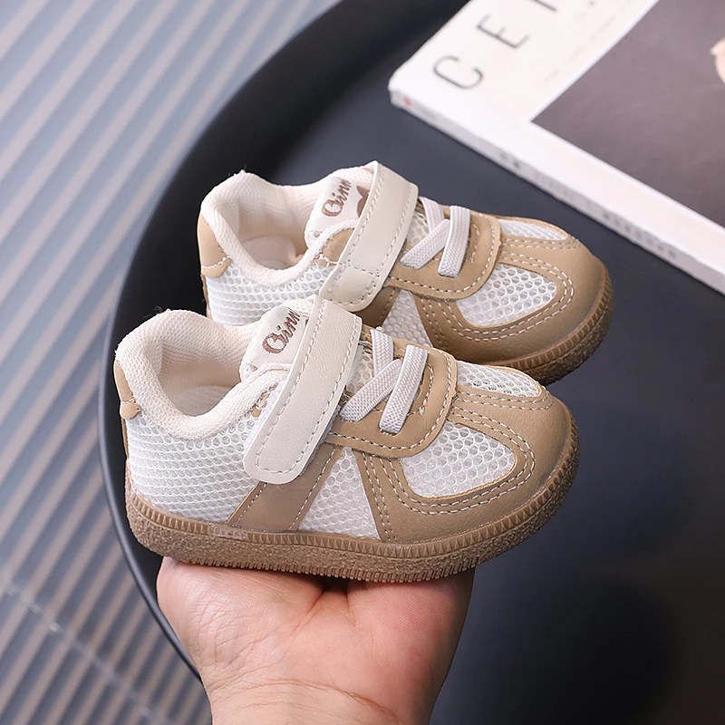 Children\'s sports mesh shoes 2024 summer new baby shoes baby toddler shoes boys mesh shoes breathable girls sneakers