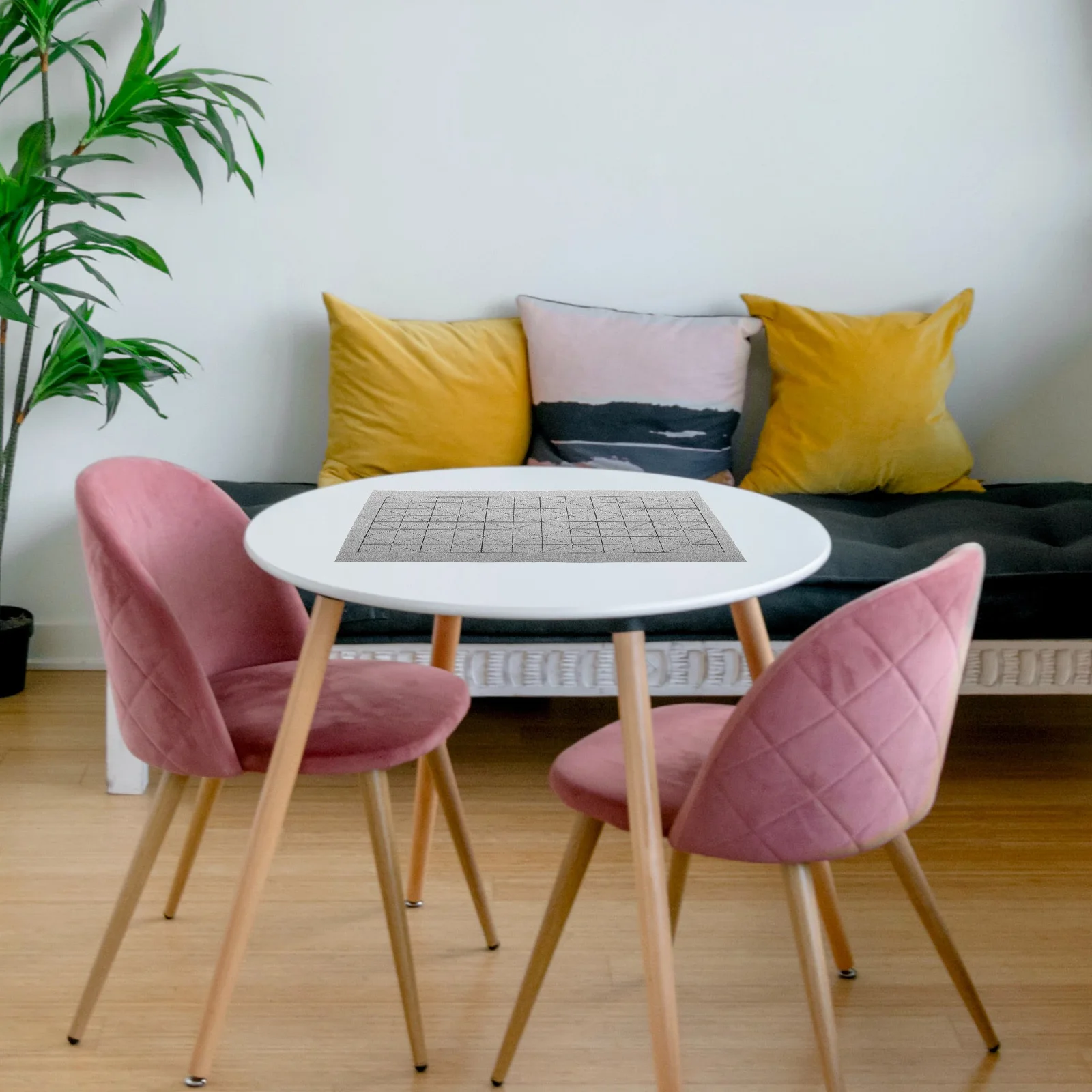 

6 Pieces Reusable Water Writing Cloth Chinese Calligraphy Practice Mat Thickened Design Prevents Seepage for Home School Office