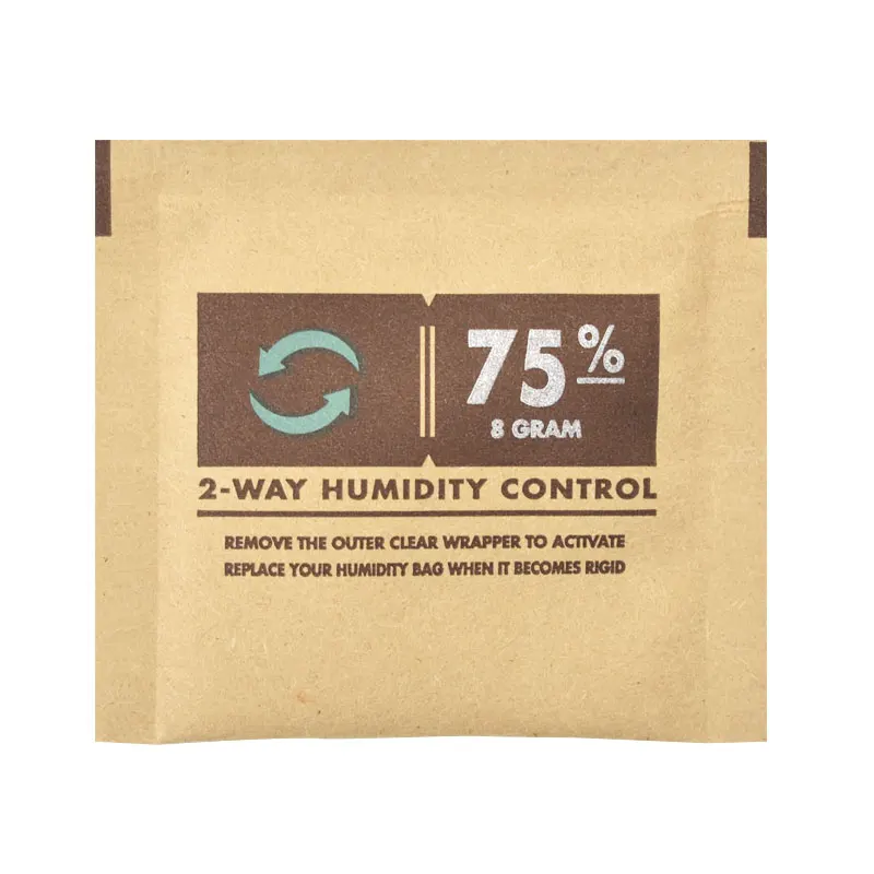 10pcs 62% 65% 69% 72% 75% 84% 8g 60g 2 way Humidity Bag Professional Cigar Moisturizing Bag  Moisturizing Packet preservation