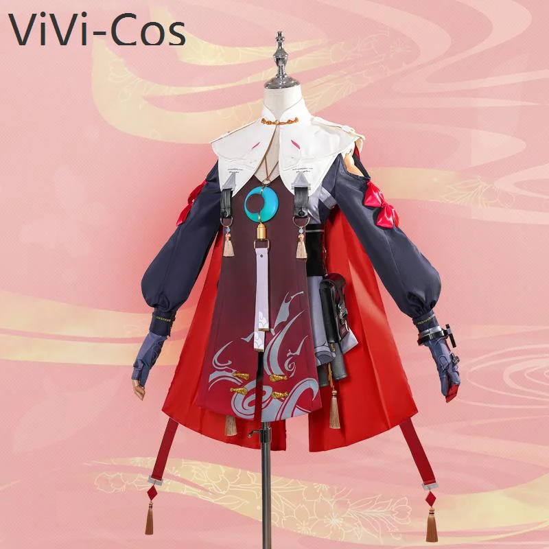 ViVi-Cos Wuthering Waves Danjin Cosplay Costume Cos Game Anime Party Uniform Hallowen Play Role Clothes Clothing