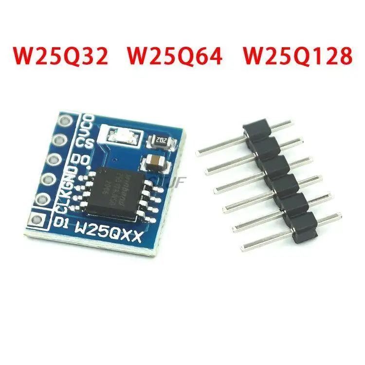 W25Q32 W25Q64 W25Q128 large capacity FLASH storage module SPI interface BV FV STM32 code