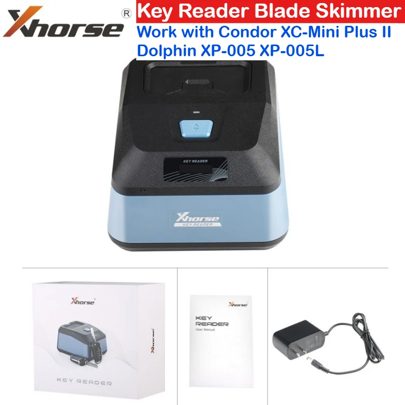 

Xhorse Key Reader XDKR00GL Идентификационное устройство для скиммера с лезвием, работающее с Condor XC-Mini Plus/Dolphin XP005/XP005L