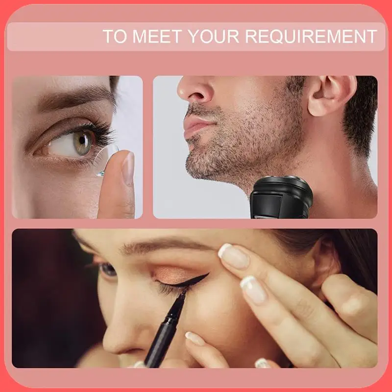 

A76I-Настенное косметическое зеркало, лупа 1/10X с удлинителем, лампа для туалетного столика и зеркало для ванной комнаты с 3-цветной температурой