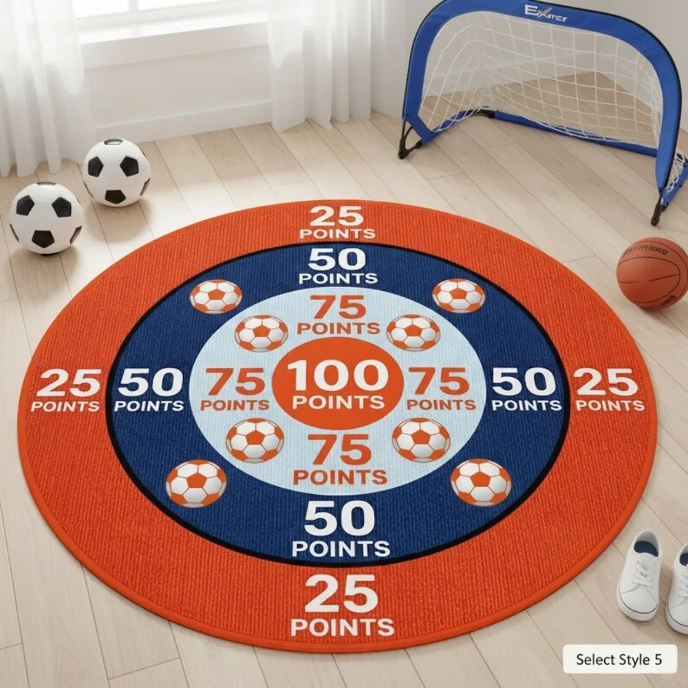 Sports Game Carpet Mat Rug Non-Slip Football Basketball Theme Home Decoration for Living Room Bedroom Home Rugs for Bedroom