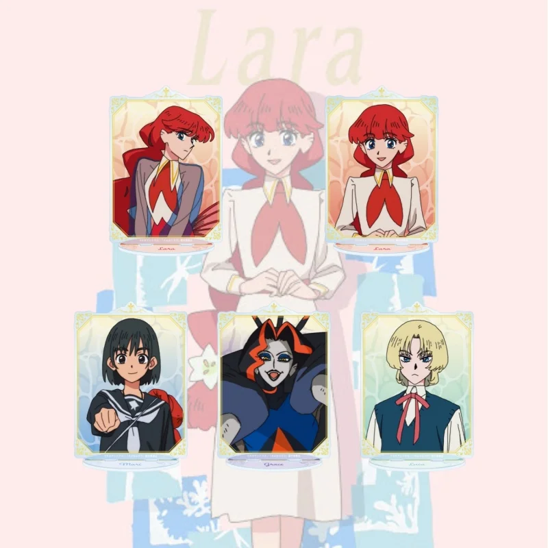 15CM Anime Goodbye, Lara Latest Version Acrylic Standing Sign Board Keychain Figure Mari Otsu/Lara Ifts Bookshelf Keychain