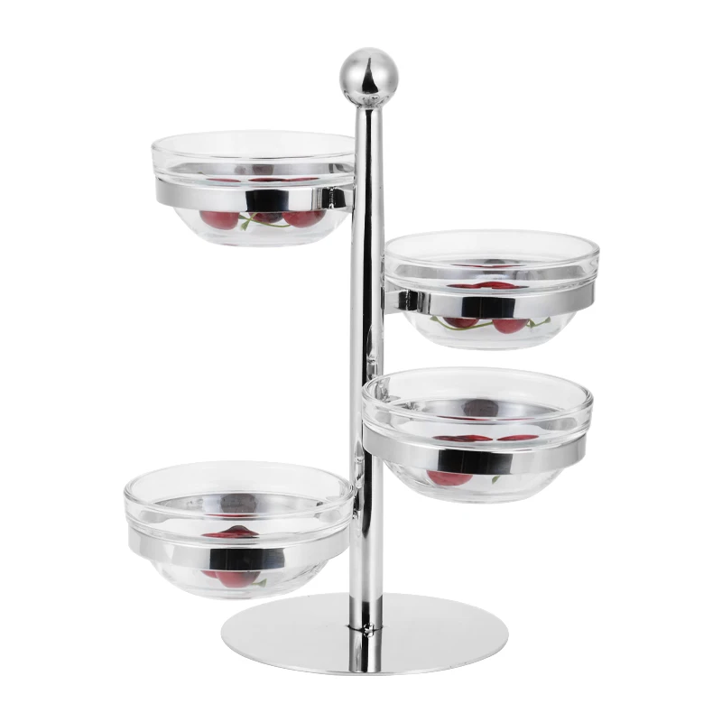 

stainless steel fruit tree ornament tree-shaped rack artistic conception dish socket, creative