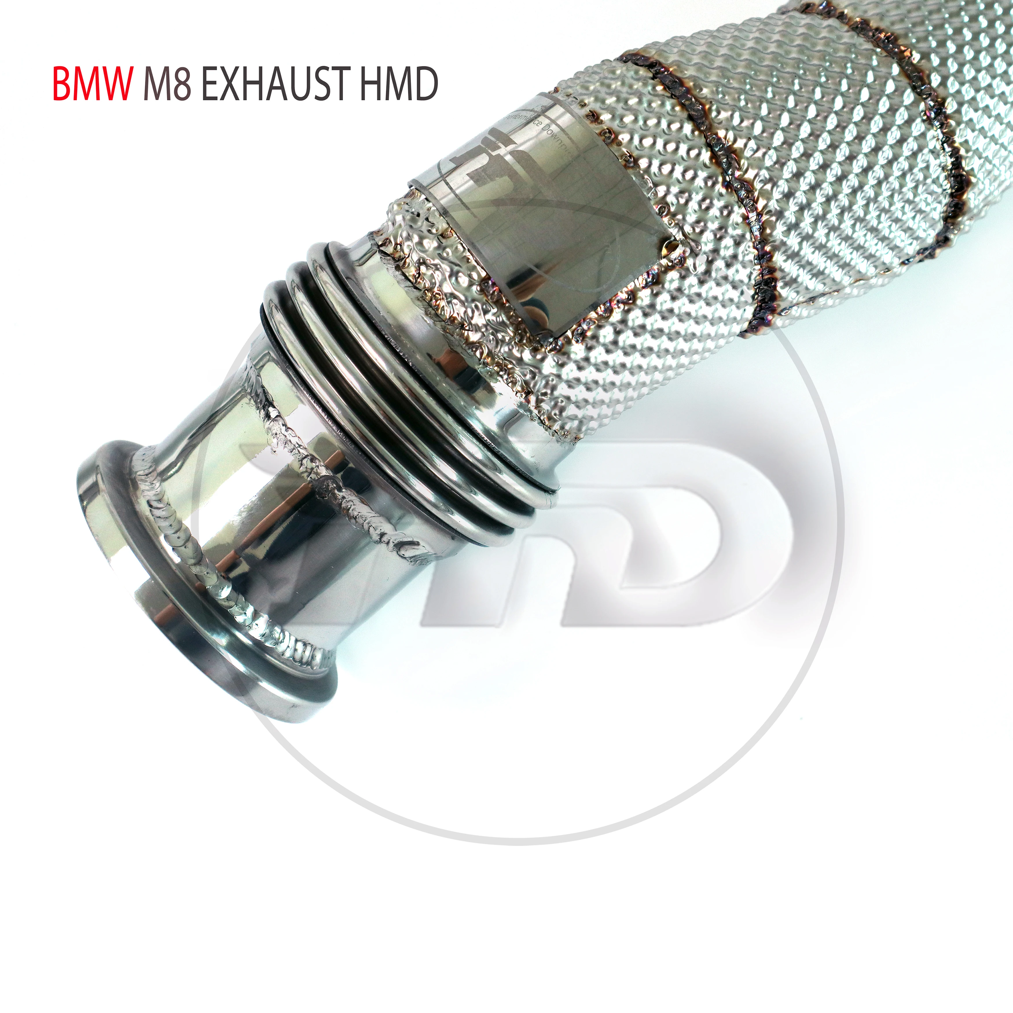 

HMD Exhaust System High Flow Performance Downpipe Front Pipe for BMW M8 Car Accessories Without Catayist