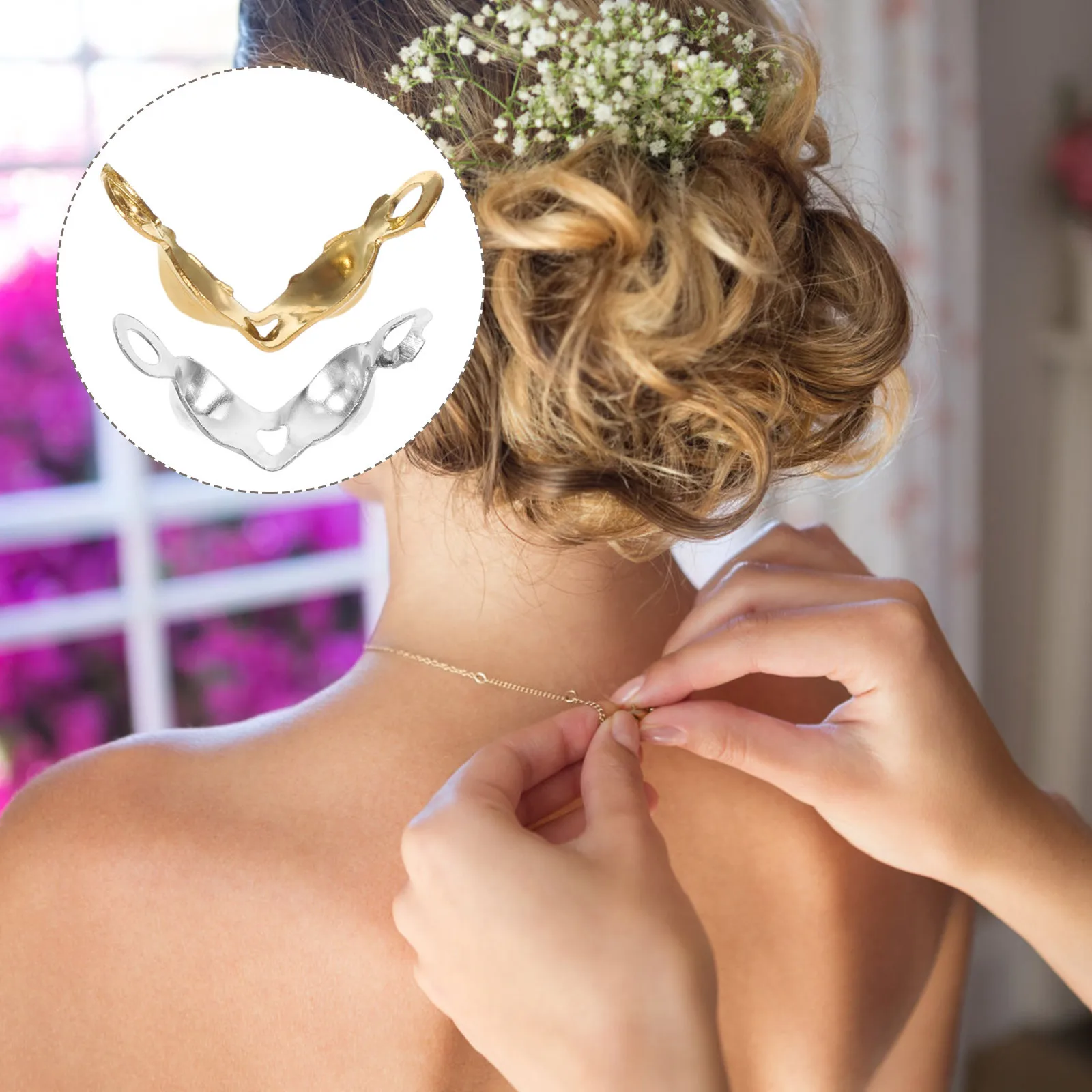 

1000pcs Mini Bead Clasp Handbag Clip For Diy Jewelry Making Handbag Buckle Iron Fastener Craft Connector Accessories