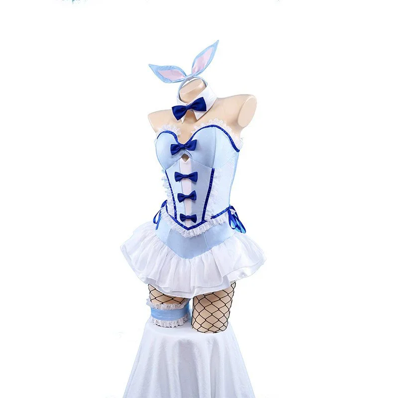 

My Dress-Up Darling Kitagawa Marin Комплект нижнего белья Blue Bunny Girl Marin Kitagawa Bunny Ear Косплей Костюм Con Outfit