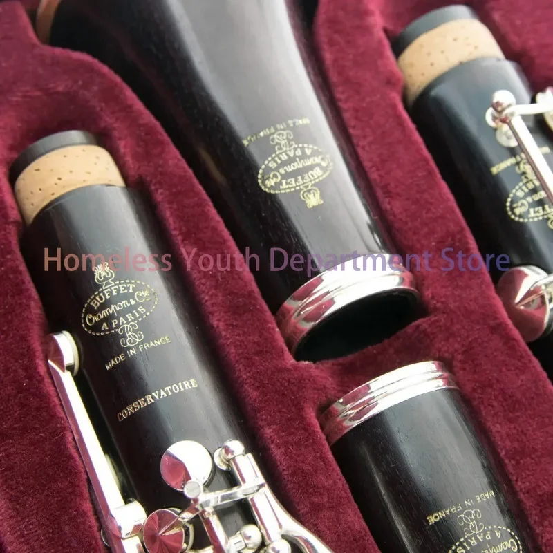 Blackwood Clarinet CONSERVATOIRE Professional Bb Clarinet Bakelite 17-key instrument mouthpiece