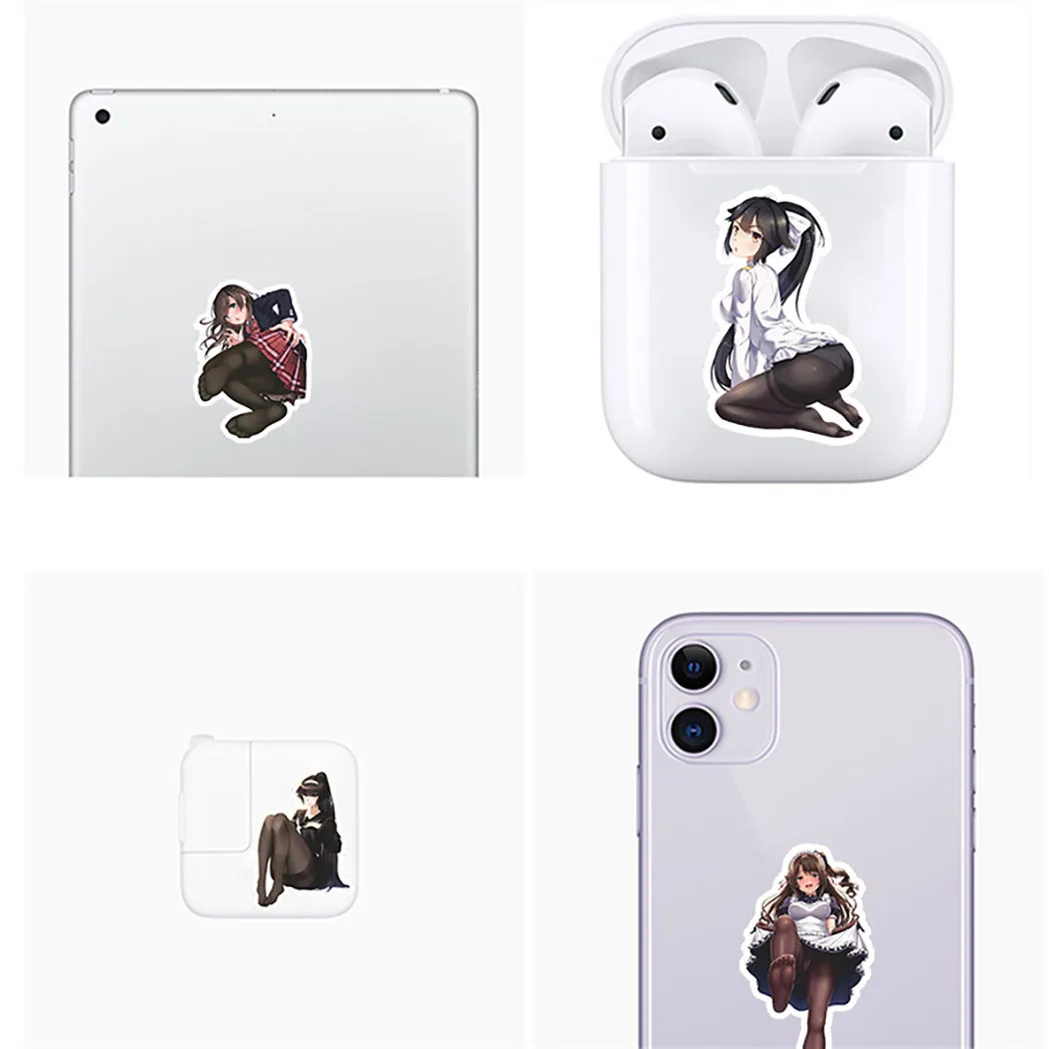 50/100PCS Anime Sexy Girl Foot Stickers Decoration Suitcase Scrapbooking Phone Laptop Guitar Kawaii Sticker Kid Toy Gift - Image 6