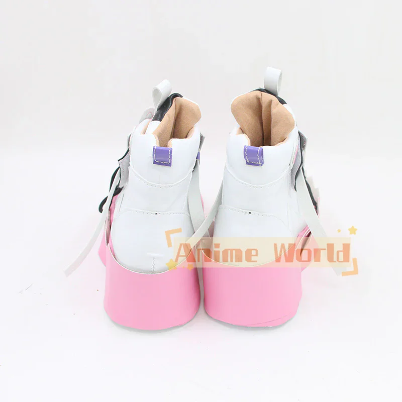 Hololive-Virtual YouTuber Cosplay Sapatos, Botas de Carnaval de Halloween, Custom Made, Advent-en, Mococo Abyssgard