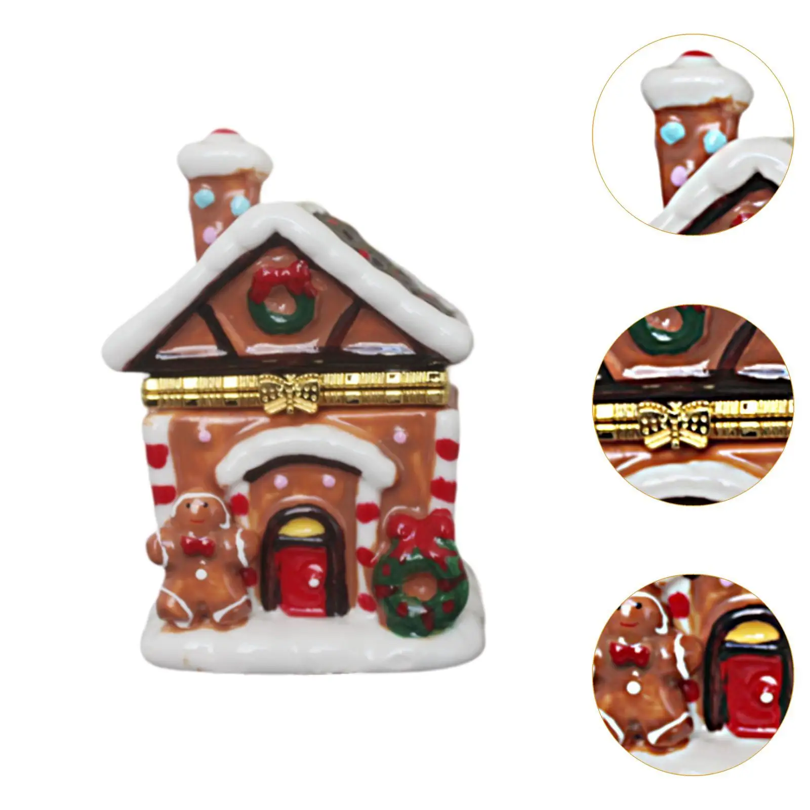 عيد الميلاد مجوهرات حلية صندوق متمحور صندوق مجوهرات بنات خواتم حامل