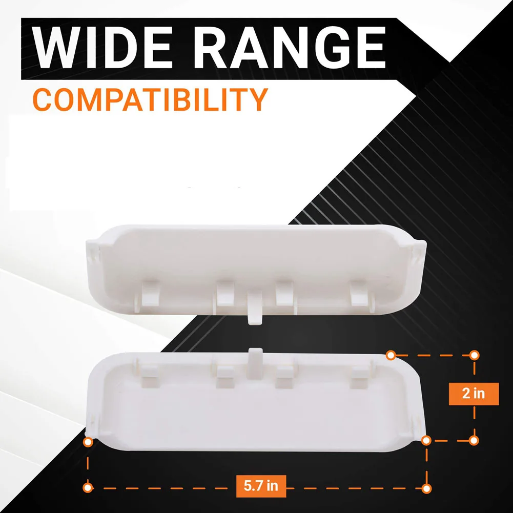 2Pieces Suitable for W10861225 W10714516 Clothes Dryer Door Handle Replacement Parts Replacement AP5999398 PS11731583