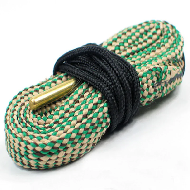 Hunting Gun Bore Cleaner Snake 12GA .308 .22 .223 .38 Caliber 5.56mm 7.62mm 16GA 20GA Rifle Cleaning Kit Tool Rifle Barrel Rope