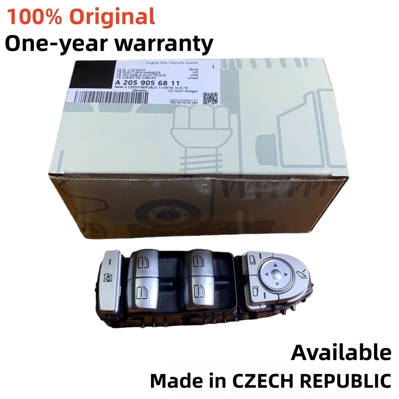 Original A2059056811 Front Left Window Regulator Switch For MERCEDES-BENZ C-CLASS S205 W205 EQC N293 GLC X253 C253 2015 - 2023