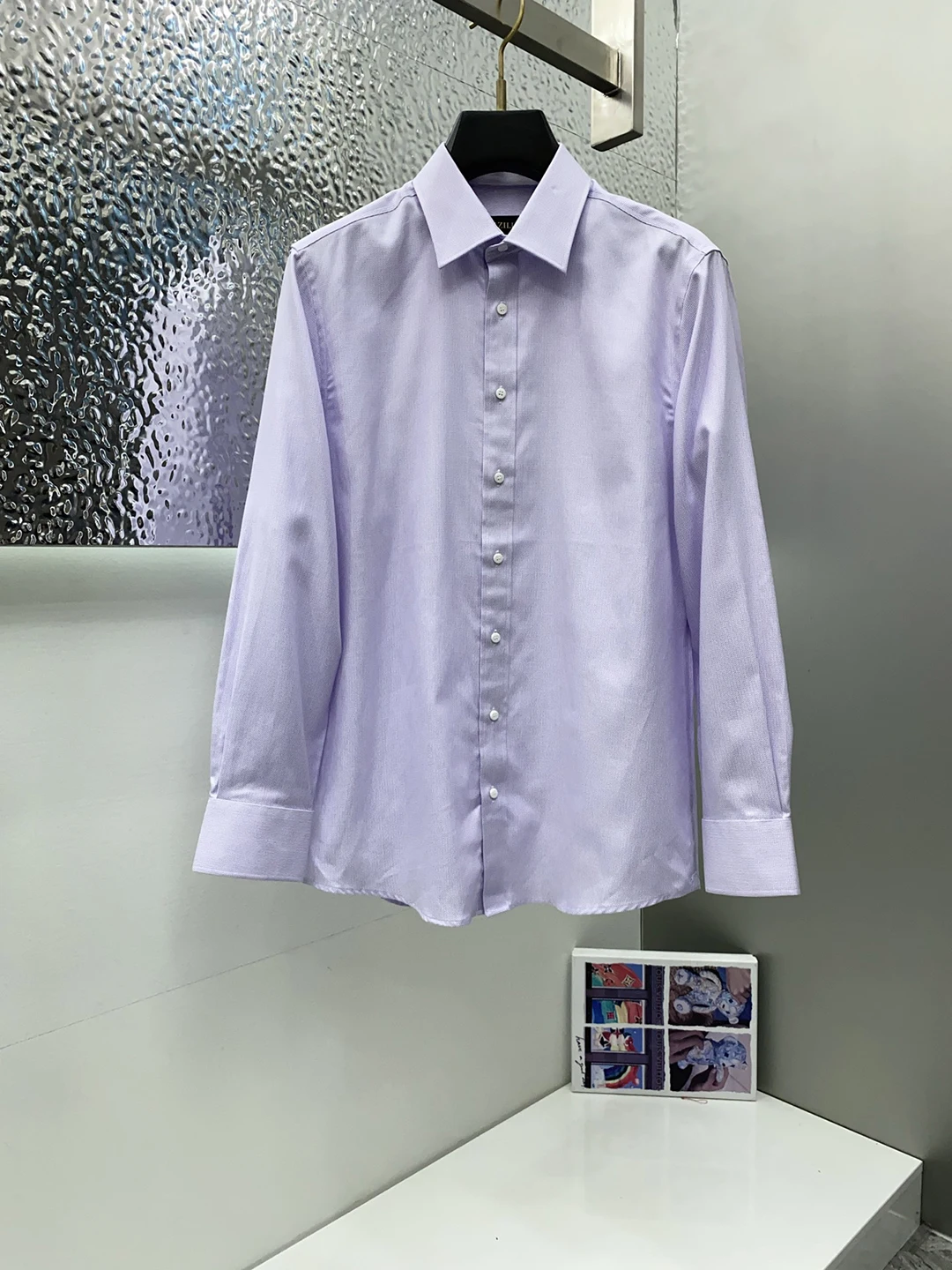 BLLIYOSS College style long-sleeved Men 2025 New Casual High quality Striped Short sleeved Old Money Simplicity Advanced Fabric