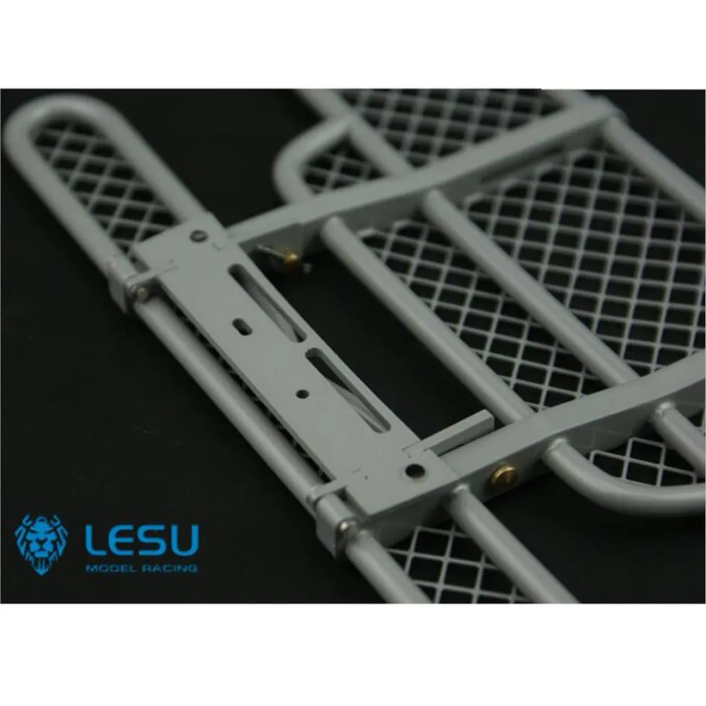 LESU – pare-chocs avant en métal, accessoire de mise à niveau pour voiture, pour Tamiyay RC 1/14 R620 R470, tracteur camion, jouet télécommandé Th02297