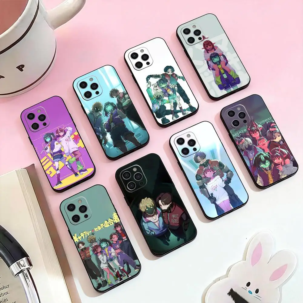 

Anime M-Milky Subway Phone Case For iPhone 17,16,15,14,13,12,11 Plus,Pro Max,Soft Silicone Black Cover