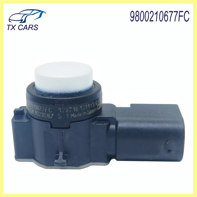 

White 9800210677FC PDC Parking Sensor Radar For Citroen Peugeot Car Accessories