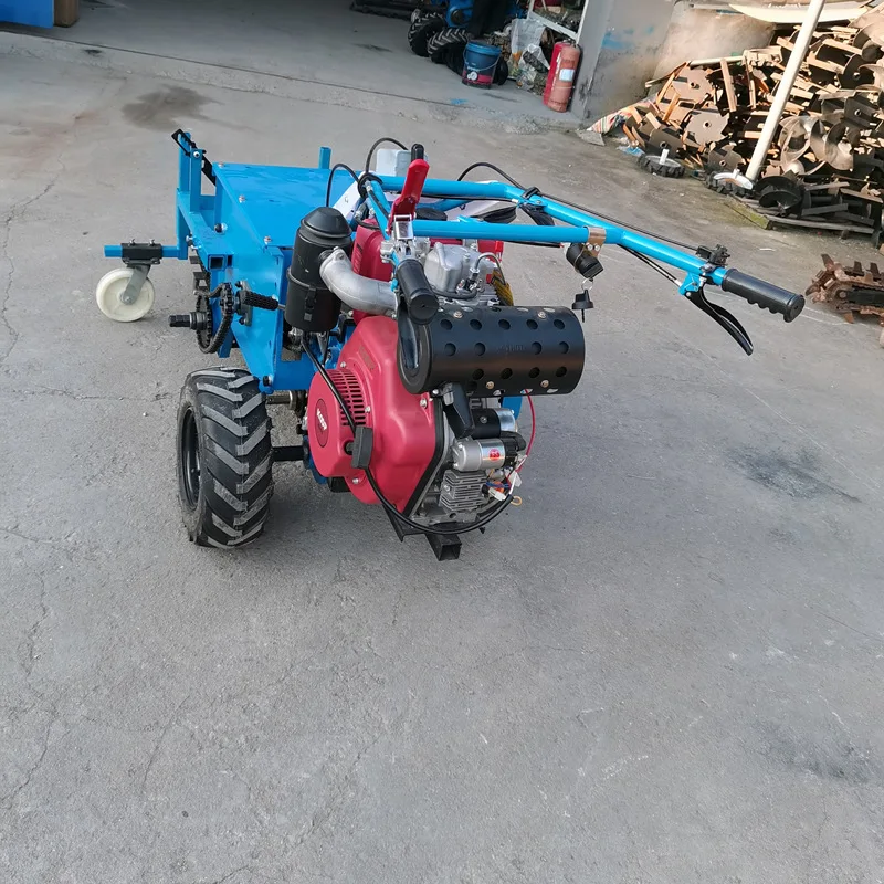 Walk Behind Chain Trencher Mini Chain Ditch Digger for Digging Rural Field Agricultural Water Supply Drainage Canals
