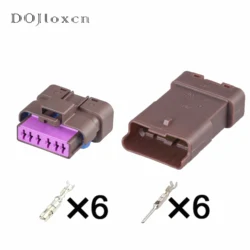 6 Pin 211PL062S1049 Auto EGR Valve Waterproof Connector Pump Fuel Pump Plug 211PC062S1049 For Volvo Citroen Peugeot