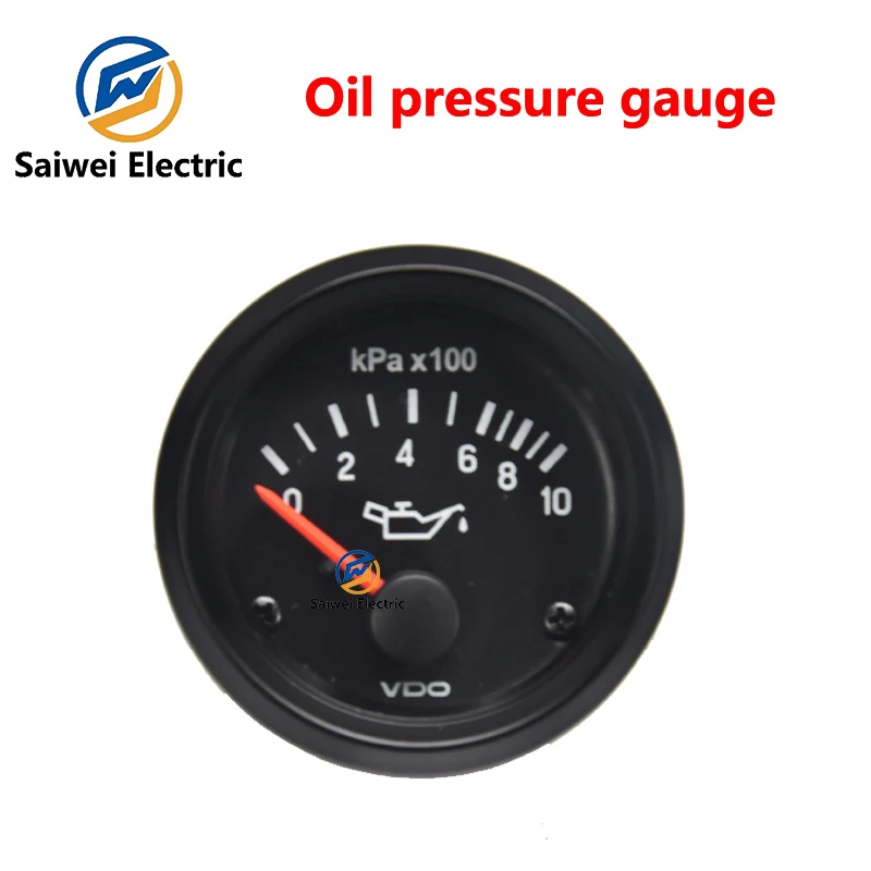 

Oil Pressure Gauge VDO 12V 24V Generator Sparts Oil Pressure Gauge in Stock For Genset Diesel